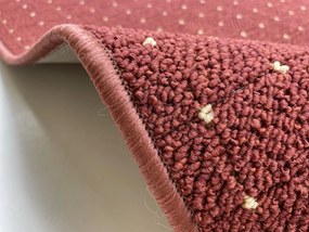 Vopi, Kusový koberec Udinese terra ovál, 200x300, oranžová, chodba / predsieň