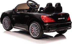 LEAN CARS Autobatéria Mercedes SL65 S Čierne lakované LCD