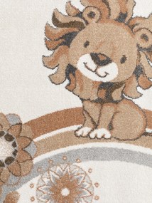 Villeroy & Boch, Detský kusový koberec Villeroy & Boch Boho Kids 106309 Cream Multicolor, 120x170, biela, detská izba