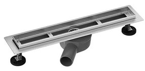 BEMETA Odtokový žľab 55x7,6 cm strieborný/šedý 254653011