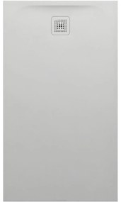LAUFEN Pro obdĺžniková sprchová vanička z materiálu Marbond, odtok na kratšej strane, 1400 x 800 x 42 mm, svetlá šedá, H2129560770001