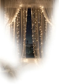 Vianočné svetielka vnútorné teplá biela 1000 LED