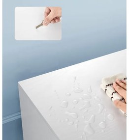 Televízny stolík BASTOR biely