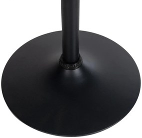 Barový stôl okrúhly DS25199, čierny / rám čierny - v108 x Ø60 cm