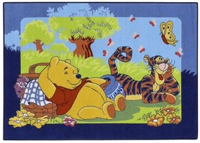 Koberce Breno Kusový koberec WINNIE W43 - Winnies Picnic, viacfarebná,95 x 133 cm