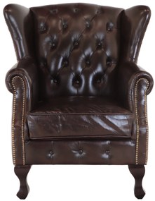 furniture-nabytek.cz - Křeslo Aberdeen z hovězí pravé kůže
