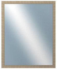 DANTIK - Zrkadlo v rámu, rozmer s rámom 80x100 cm z lišty Golf Champagne (2490)