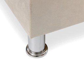 Moderná box spring posteľ Angela 180x200, sivá