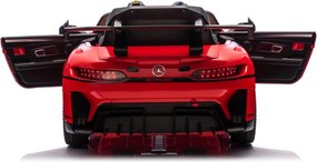 LEAN CARS Elektrické autíčko Mercedes AMG GT3, červené