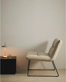 Béžové ženilkové kreslo Asen – Kave Home