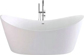 Rea Ferrano, voľne stojaca vaňa 150x73 cm, biela lesklá, REA-W0099