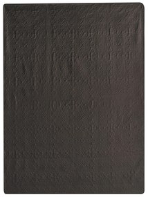 Posteľná prikrývka 160 x 220 cm hnedá RAYEN Beliani