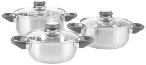 Silvercrest®  Súprava hrncov z ušľachtilej ocele, 6-dielna  (100390973)