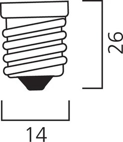 Diolamp LED Filament Mini Globe žiarovka číra G45 5W/230V/E14/2700K/680Lm/360°