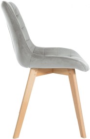 Stolička Brook - zamat - Sivá