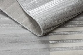Koberec LIRA E2681 Pruhy, štrukturálny, glamour - sivý