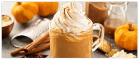 Obraz - Tekvicové latte (120x50 cm)