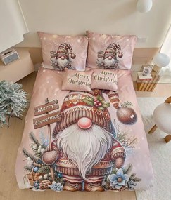 3D Bavlnené obliečky HAZEL GNOME hnedé + obliečka na vankúšik 40x50 cm zdarma Rozmer obliečky: 70 x 90 cm | 140 x 200 cm