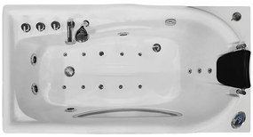 M-SPA - Kúpeľňová vaňa pravá s hydromasážou 634 B pre 1 osobu 168 x 87 x 60 cm