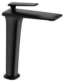 Mexen Purus, vysoká umývadlová batéria h-290, čierna matná, 745810-70