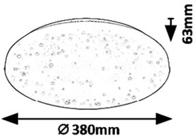 Rabalux 5436 - LED Stropné svietidlo ROB LED/32W/230V