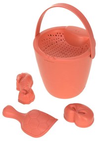 Súprava hračiek do piesku - 5 ks - ružová