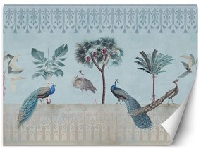 Gario Fototapeta Pávy v modrej džungli - Andrea Haase Materiál: Vliesová, Rozmery: 200 x 140 cm