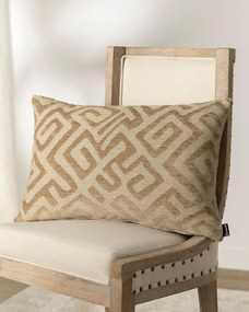 Karin - jednoduchá obliečka, 60x40cm farba produktu béžová látka zapletaná, vzorované