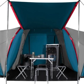 Rodinný stan NILS Camp NC6031 Highland modrý/svetlo šedý