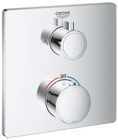 GROHE Grohtherm - Termostatatická batéria pre 2 spotrebiče, chróm 24079000