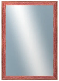 DANTIK - Zrkadlo v rámu, rozmer s rámom 50x70 cm z lišty LYON červená (2707)