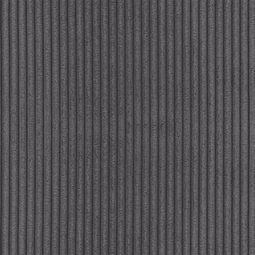 Sivá menčestrová rozkladacia rohová pohovka s úložným priestorom (variabilný roh) Luma – Ropez