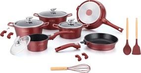 Royalty Sada riadu ES2014M 17 ks CLICK systém, farba burgundy