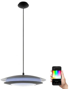 Eglo 96979 - LED RGB Závesné svietidlo MONEVA-C 1xLED/27W/230V