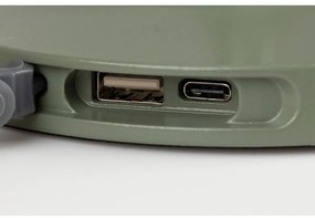 Zelená stmievateľná stolová lampa (výška 33 cm) Hub – White Label