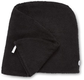 Čierne rýchloschnúce bavlnené uteráky na vlasy v súprave 2 ks 20x13 cm Quick Dry – Catherine Lansfield