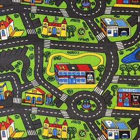 Vopi, Koberec metráž City life - neúčtujeme odrezky z role, na mieru, šíře 1,33m,1m,2m,3m,4m,na mieru, neúčtujeme odrezky, viacfarebná, filc, detská izba