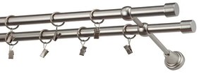 Garniže 19x19mm - dvojradové - PULLO - satin