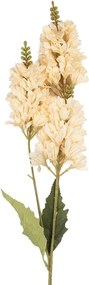 Dekorácia umelý kvet s béžovým kvetom - 10*7*74 cm