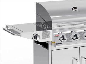 Plynový nerezový BBQ gril s bočným horákom AVENBERG VERMONT