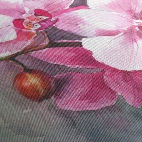 Obraz - Orchidey, aquarel (90x60 cm)