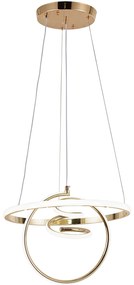 Toolight Toolight, LED závesné svietidlo 3x20W, 4000K, G066-CP, zlatá lesklá, OSW-08699