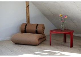 Variabilné kreslo s koženými popruhmi Karup Design Buckle Up Light Bordeaux