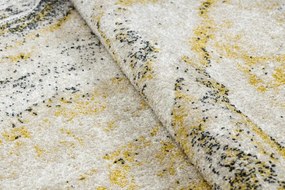 Koberec FUSION 9776 biely / žltý / krémový