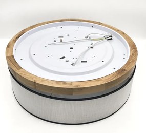 Brilagi - LED Stropné svietidlo BELLADONNA 3xE27/15W/230V pr. 50 cm biela/dub