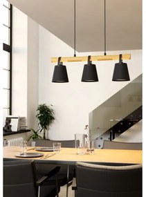 Eglo 43636 - Luster na lanku BOYLE 3xE27/10W/230V