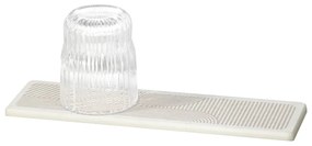 Béžová odkvapkávacia podložka na riad z kremeliny 30x8 cm Damon – Wenko