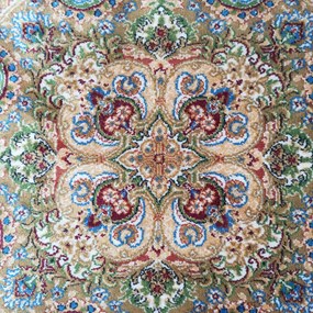 DY Hodvábny exkluzívny koberec Qum Silk 03 - krémová Rozmer: 150x230 cm