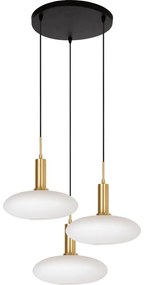 Lucide 25413/13/02 - Luster na lanku SINGALA 3xE27/60W/230V