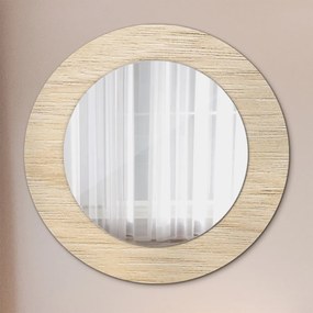 Ľahké drevo Okrúhle zrkadlo s motívom